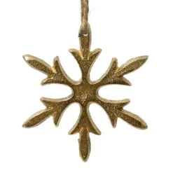Flocon De Noël à Suspendre Enzo Or