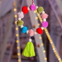 Suspension Flamengo De Noël Multicolore