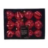 Lot De 12 Boules De Noël (D60 Mm) Jem Rouge -Village de Noel 12 boule incassable brillant rouge noel 128697 1686314039