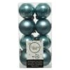 Lot De 16 Boules De Noël (D40 Mm) Alpine Bleu Glacier -Village de Noel 16 boule incassable dia4 00cm bleu matinal 100228 1624350975