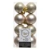 Lot De 16 Boules De Noël (D40 Mm) Alpine Perle -Village de Noel 24797 1591608712