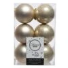 Lot De 12 Boules De Noël (D60 Mm) Alpine Perle