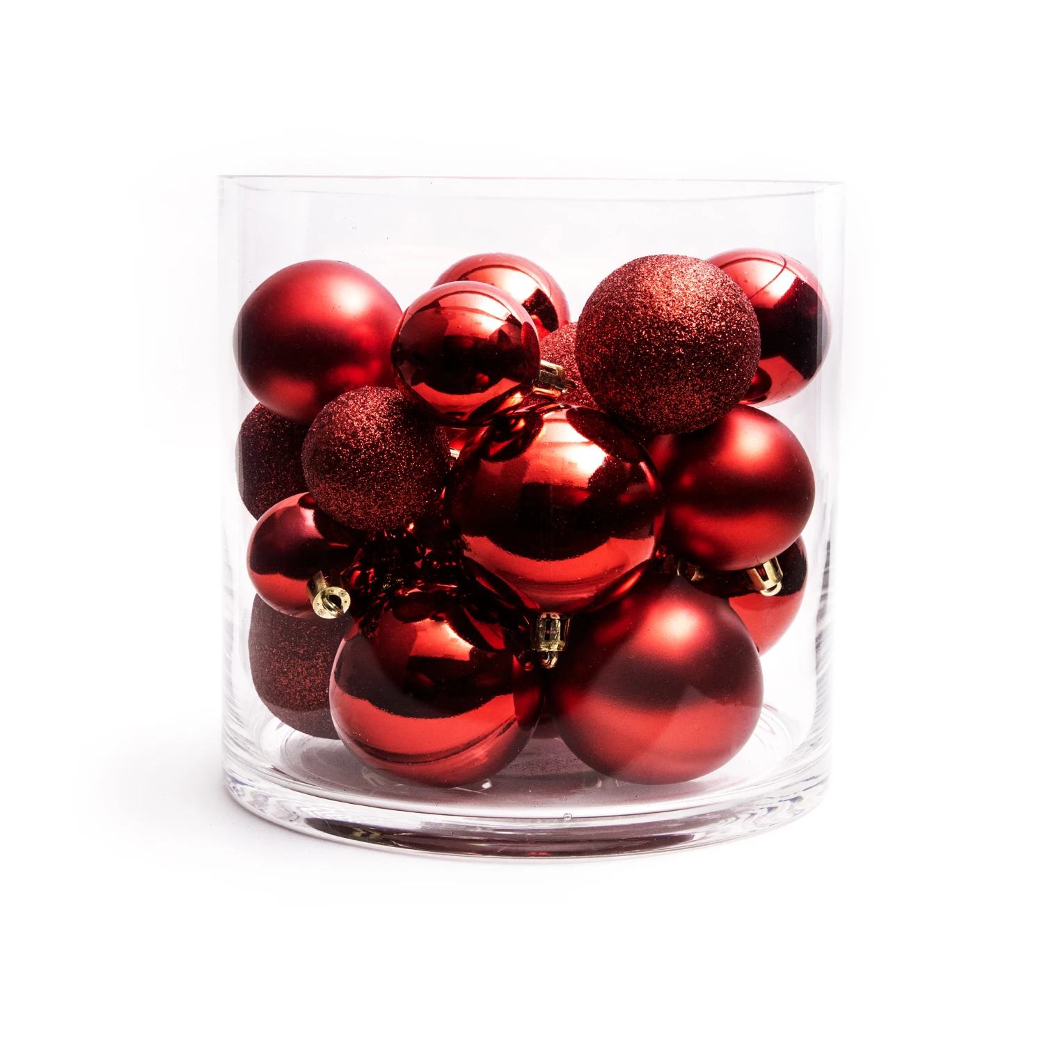 Lot De 30 Boules De Noël Assorties New Alpine Rouge 3 Lot De 30 Boules De Noël Assorties New Alpine Rouge