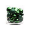 Lot De 30 Boules De Noël Assorties New Alpine Vert Sapin -Village de Noel 30petites newalpine vert correction