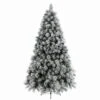 Sapin Artificiel De Noël Edmonton H120 Cm Vert Enneigé
