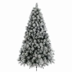 Sapin Artificiel De Noël Edmonton H120 Cm Vert Enneigé