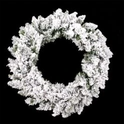 Couronne De Noël Enneigée Blooming 40 Cm