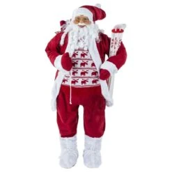 Père Noël Donatien H123 Cm -Village de Noel 55333 1610119634