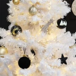 Lot De 6 étoiles De Noël à Suspendre Alpine Noir -Village de Noel 70516 1604580907