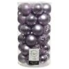 Lot De 37 Boules De Noël (D60 Mm) Alpine Mix Lilas -Village de Noel 84773 1589960473