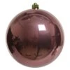 Boule De Noël (D200 Mm) Alpine Vieux Rose -Village de Noel 84779 1590410931