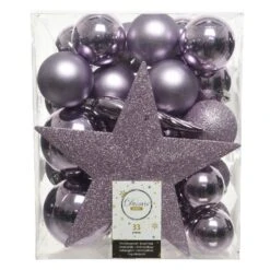 Kit De Décoration De Sapin De Noël Novae Lilas