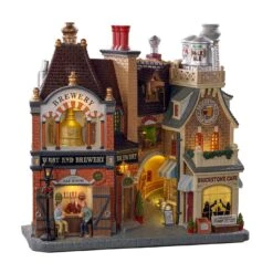 Village De Noël Lemax à Piles Lumineux L'avenue Des Brasseries