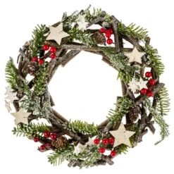 Couronne De Noël Décorée Greywood