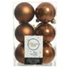 Lot De 12 Boules De Noël (D60 Mm) Alpine Cannelle -Village de Noel boite de 12 boule incassable brillant mat mix dia6 00cm cannelle alpine 115558 1653985837