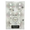Lot De 12 Boules De Noël (D60 Mm) Alpine Transparent -Village de Noel boite de 12 boule incassable brillant mat mix dia6 00cm iris transparant 115582 1653985554