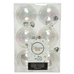 Lot De 12 Boules De Noël (D60 Mm) Alpine Transparent