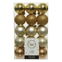 Lot De 30 Boules De Noël (D60 Mm) Alpine Multi Perle