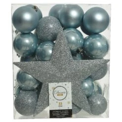 Kit De Décoration De Sapin De Noël Novae Bleu Brumeux