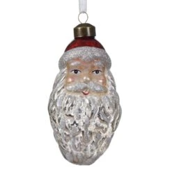 Père Noël à Suspendre Elo Argent