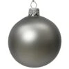 Lot De 4 Boules De Noël En Verre (D100 Mm) Arctique Mate Gris Marbre -Village de Noel boite fenetre a 4 arctique boules verre mat 128855 1685708572