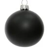 Lot De 6 Boules De Noël En Verre (D80 Mm) Arctique Mates Noir -Village de Noel boite fenetre a 6 arctique boule verre mat noir 128807 1687266210