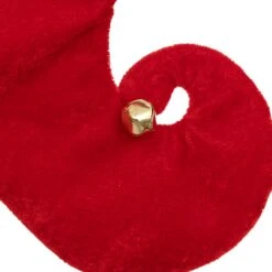 Chaussette De Noël Lutin Rouge -Village de Noel botte feut gm lutin grelot h45 rouge l 26 x p 2 x h 42 cm 129385 1688994766