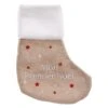 Chaussette De Noël Premier Noël Jute -Village de Noel botte feut pm jute mon premier noel 116758 1654172614