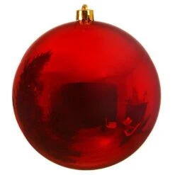 Boule De Noël (D140 Mm) Alpine Rouge