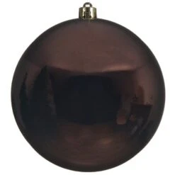 Boule De Noël (D200 Mm) Alpine Marron Foncé