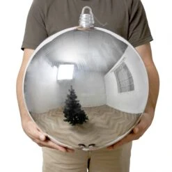 Boule De Noël (D400 Mm) New Alpine XXL Argent