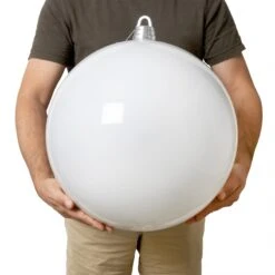 Boule De Noël (D400 Mm) New Alpine XXL Blanc