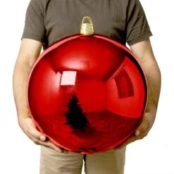 Boule De Noël (D400 Mm) New Alpine XXL Rouge