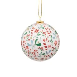 Lot De 7 Boules De Noël (D75 Mm) Lutin Rouge -Village de Noel boule de noel papier 75mm box x7 atelier rouge d 7 5 cm 129427 1689081989