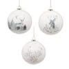 Lot De 7 Boules De Noël (D75 Mm) Renny Blanc -Village de Noel boule de noel papier 75mm box x7 souffle blanc d 7 5 cm 129425 1688999327