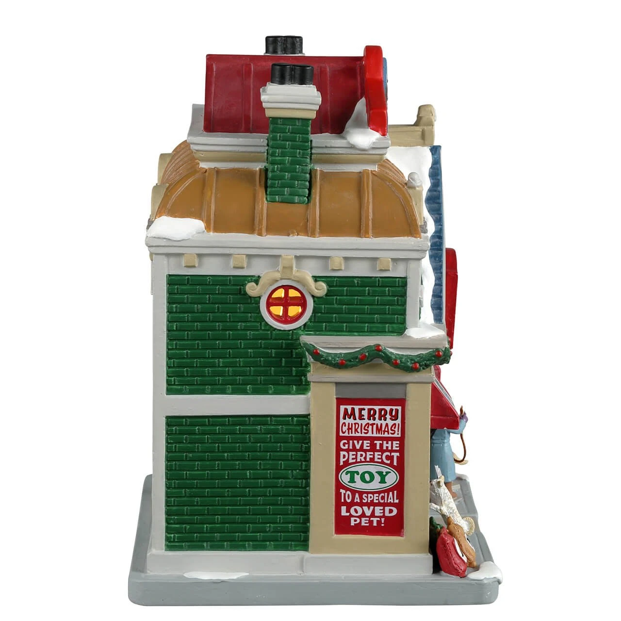 Village De Noël Lemax à Piles Lumineux Boutique De Jouets Fur-Ever 4 Village De Noël Lemax à Piles Lumineux Boutique De Jouets Fur-Ever – Image 2