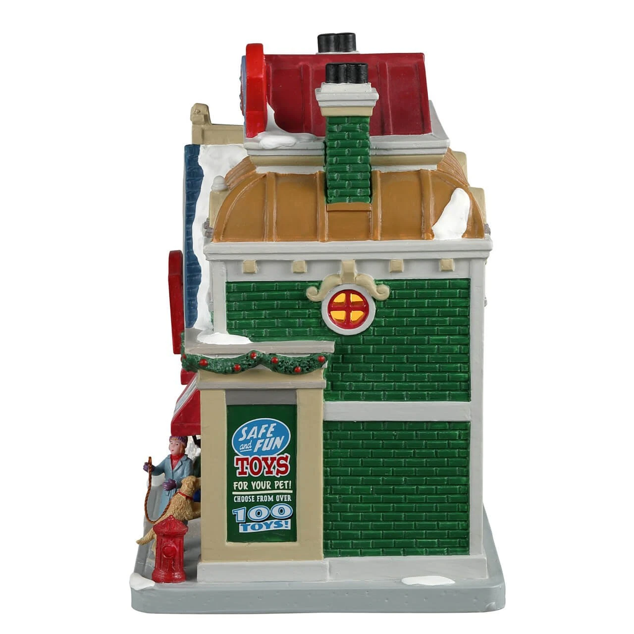 Village De Noël Lemax à Piles Lumineux Boutique De Jouets Fur-Ever 5 Village De Noël Lemax à Piles Lumineux Boutique De Jouets Fur-Ever – Image 3