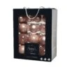Lot De 26 Boules De Noël (D70 Mm) (D60 Mm) (D50 Mm) Cristal Rose Poudré -Village de Noel box a 26 boules verre emaille mat transparent emaille mix dia7 00cm rose poudre 116110 1653912425