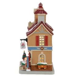 Village De Noël Lemax à Piles Lumineux Boutique De Chocolat -Village de Noel c est l heure du chocolat piles led 130288 1689669694