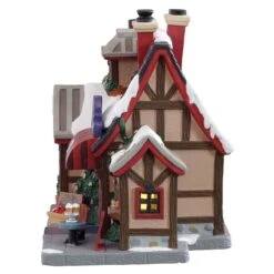 Village De Noël Lemax à Piles Lumineux Le Crêpe Café -Village de Noel caf la cr pe piles led 130290 1689669396