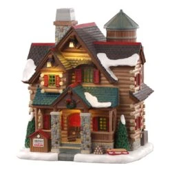 Village De Noël Lemax Lumineux La Cabane Des Châtaigniers