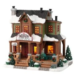 Village De Noël Lemax à Piles Lumineux Cidrerie White Moutain