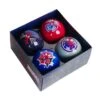 Coffret De 4 Boules De Noël (D75 Mm) Disney Spiderman Bleu -Village de Noel coffret 4 boules spiderman 75mm 131149 1691057749