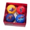 Coffret De 4 Boules De Noël (D75 Mm) Disney Spiderman Multicolore -Village de Noel coffret de 4 boules siperderman 75 mm 131141 1691059851