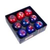 Coffret De 9 Boules De Noël (D75 Mm) Disney Spiderman Bleu