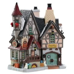 Village De Noël Lemax à Piles Lumineux Ecole équestre