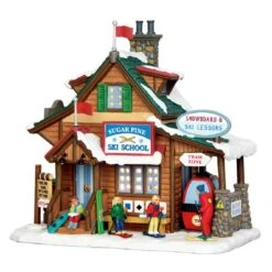 Village De Noël Lemax à Piles Lumineux Ecole De Ski