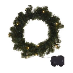 Couronne De Noël Lumineuse Glory Blanc Chaud