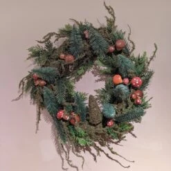 Couronne De Noël Champignons D40 Cm