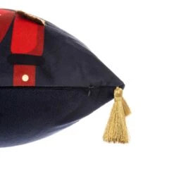 Coussin De Noël Carré (40 Cm) Casse-noisette Bleu Marine -Village de Noel coussin casse noisette 40cm 117049 1654159066